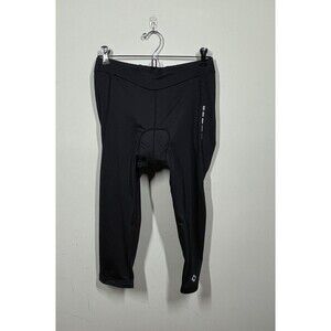 Naviskin Womens Sz L Black 3D Padded Cycling Bike Pants Capri Leggings